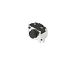 Alps Alpine White Button Tactile Switch, SPST 50 mA 0.84mm Surface Mount
