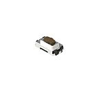 Alps Alpine Black Button Tactile Switch, SPST 50 mA Surface Mount