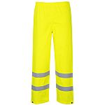 Pracovní kalhoty Unisex velikost XXXL v pase, délka nohavice 31in, Žlutá, vodotěsné, Polyester