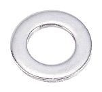 Yahata Neji Chrome Plated Steel Plain Washers, M3, JIS B 1256