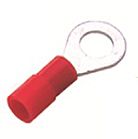 RS PRO Insulated Ring Terminal, 6.5mm Stud Size, 0.5mm² to 1.5mm² Wire Size, Red