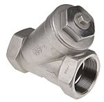 RS PRO, 1-1/4 in BSP Stainless Steel Y Strainer