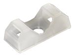 HellermannTyton Self Adhesive Natural Cable Tie Mount 9.5 mm x 21mm