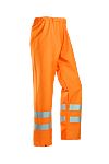 Sioen Bastogne Orange Water Repellent Hi Vis Trousers, 117 → 129cm Waist Size