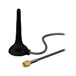 Insys Microelectronics 10019504 Round Multiband Antenna with SMA Connector, 2G (GSM/GPRS), 3G (UTMS), 4G (LTE)