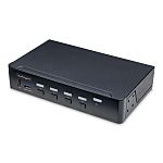 StarTech.com 4 Port USB DisplayPort KVM Switch, 3.5 mm Stereo 4096 x 2160 Maximum Resolution