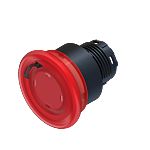 RS PRO Twist Release Illuminated Emergency Stop Push Button, Panel Mount, 22.5mm Cutout, IP65