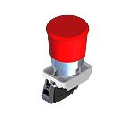 RS PRO Pull to Release Emergency Stop Push Button, Panel Mount, 22.5mm Cutout, INC, IP65