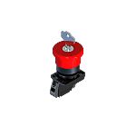 RS PRO Push Button Switch, Latching, Panel Mount, 22.5mm Cutout, 1NC, IP20, IP65