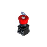 RS PRO Push Button Switch, Latching, Panel Mount, 22.5mm Cutout, 1NO+1NC, IP20, IP65