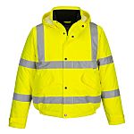 Portwest S463 Yellow Unisex Hi Vis Bomber Jacket, XXXXXL