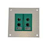 RS PRO Standard Size Thermocouple Connector Panel for Use with Thermocouple K, RoHS Standard