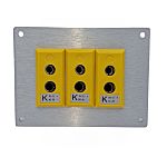 RS PRO Standard Size Thermocouple Connector Panel for Use with Thermocouple K, RoHS Standard