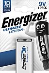 Pilas 9V de Dióxido de Manganeso-Litio Energizer Ultimate Lithium