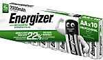 Energizer Energizer Rechargeable AA NiMH Rechargeable AA Battery, 2Ah, 1.2V