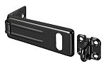 Master Lock Wrought Steel Painted Black Hasp & Staple, 110mm, 13mm