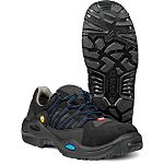 1645 Unisex Black, Blue, Grey Aluminium Toe Capped Safety Shoes, UK 10.5, EU 45