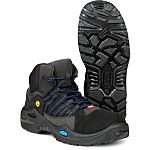 1655 Unisex Black, Blue, Grey Aluminium Toe Capped Safety Shoes, UK 3, EU 36