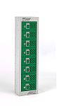 RS PRO 8 Door Green Locker, 915 mm x 250 mm x 180mm