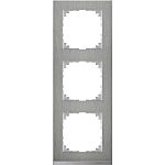 Schneider Electric System M Series M-pure Decor Triple Steel Frame