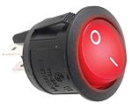 RS PRO Illuminated DPST, Off-None-On Rocker Switch Panel Mount