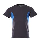 Mascot Workwear Dark Navy 100% Cotton Short Sleeve T-Shirt, UK- L, EUR- L