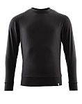 Mascot Workwear 20384-788 Black 40% Recycled Polyester, 60% Organic Cotton Men Sweat Shirt L