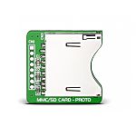 MMC/SD Card PROTO Board On-board MicroSD Development Board for MIKROE-335