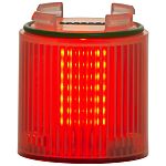 RS PRO Red LED Beacon, 24 V ac/dc, IP65, Push Fit