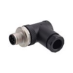 RS PRO Industrial Circular Connectors, 4 Contacts, Cable, M12 Connector, Plug, Male, IP67