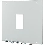 Eaton 1 Gang Front Plate Steel Faceplate