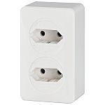 Eaton Distribution Block, 2 Way, 16A, 230 V, White