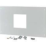 Eaton Grey 1 Gang Front Plate Steel Faceplate & Mounting Plate