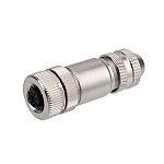 RS PRO Industrial Circular Connectors, 4 Contacts, Cable, M12 Connector, Plug, Female, IP67