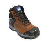 4104 Brown Composite Toe Capped Unisex Safety Boots, UK 6, EU 40