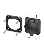 Phoenix Contact Black Fixing Frame for use with Infrastructure Charging Sockets