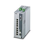 Phoenix Contact FL SWITCH 4000T-8POE-2SFP Series DIN Rail Mount Industrial Ethernet Switch, 8 RJ45 Ports,