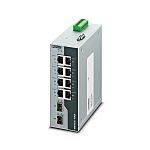 Phoenix Contact FL SWITCH 4008T-2SFP Series DIN Rail Mount Industrial Ethernet Switch, 8 RJ45 Ports, 10/100/1000Mbit/s