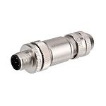 RS PRO Industrial Circular Connectors, 4 Contacts, Cable, M12 Connector, Plug, Male, IP67