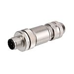 RS PRO Industrial Circular Connectors, 4 Contacts, Cable, M12 Connector, Plug, Male, IP67