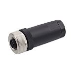 RS PRO Industrial Circular Connectors, 4 Contacts, Cable, M12 Connector, Plug, Female, IP67