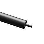 RS PRO Heat Shrink Tubing, Black 4mm Sleeve Dia. x 100cm Length 4:1 Ratio