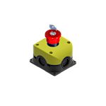 RS PRO Key Release Emergency Stop Push Button, Through Hole, 1 NC, IP65