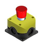 RS PRO Pull to Release Emergency Stop Push Button, Through Hole, 2 NC, IP65