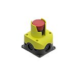 RS PRO Twist Release Emergency Stop Push Button, Through Hole, 1 NC, IP65