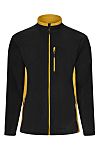 Velilla 201504 Black/Yellow Fleece Jacket XS