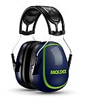 Moldex M5 Listen Only Ear Defender with Helmet Attachment, 34dB, Blue, Noise Cancelling Microphone