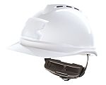 Casco MSA Safety V - Gard 500 de color Blanco, ajustable , ventilado