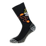 JLF Pro Black, Grey Socks, size 39/41 5.5/6