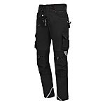 NITRAS SAFETY 7710 Black 's Polyester Breathable Trousers 40in, 102cm Waist